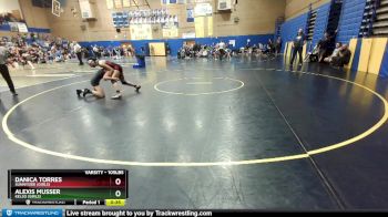 105lbs Cons. Round 5 - Danica Torres, Sunnyside (Girls) vs Alexis Musser, Kelso (Girls)