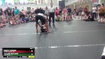 44 lbs Quarterfinal - Ta`Kari Williams, Unattached vs Rhett Corder, Hitsquad Elite