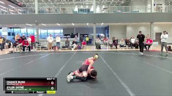 68 lbs Finals (8 Team) - Syler Sayne, Crossroads Wrestling vs Chance Bush, Wolfpack WC