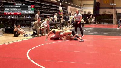 197 lbs 3rd Place - Jackson Van Kley, Army vs Donovan Sprouse, George Mason University
