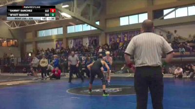 126 lbs 1st Place Match - Sammy Sanchez, Cheyenne East vs Wyatt Mason, Thunder Basin High School