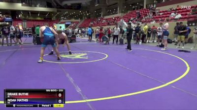 215 lbs Cons. Semi - Drake Buthe, IA vs Noah Mathis, KS