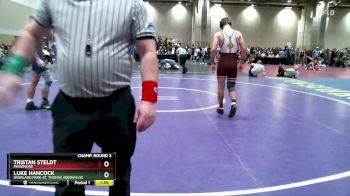 165 lbs Champ. Round 3 - Luke Hancock, Overland Park-St. Thomas Aquinas HS vs Tristan Steldt, Fennimore