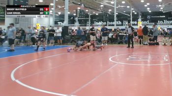 120 lbs Rr Rnd 2 - Brody Mayfield, Steller Trained Boba - MS vs Liam Israel, Grit Mat Club - MS