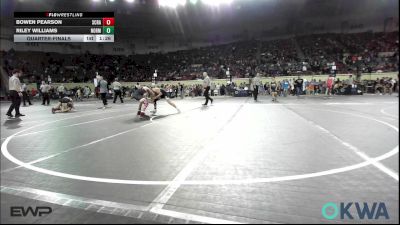 120 lbs Quarterfinal - Bowen Pearson, Scrap Yard Training vs Riley Williams, Norman Grappling Club