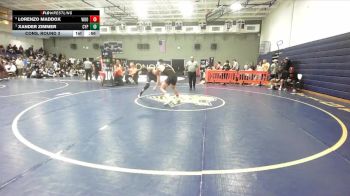 175 lbs Cons. Round 3 - Lorenzo Maddox, Woodbridge vs Xander Zimmer, Cypress