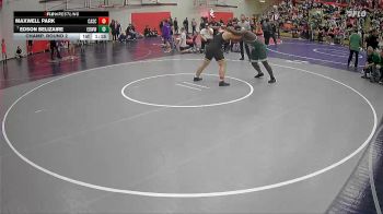 285 lbs Champ. Round 2 - Edson Belizaire, Edmonds-Woodway vs Maxwell Park, Cascade