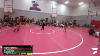 105 lbs Round 4 (6 Team) - Malaki Mendoza, BB Wrestling vs Tyler Chrisp, Kansas Silver