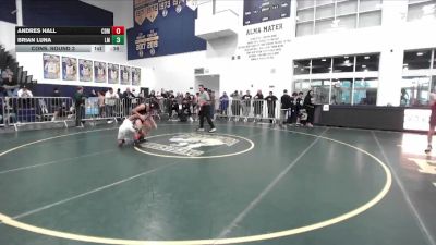 106 lbs Cons. Round 3 - Brian Luna, La Mirada vs Andres Hall, Corona Del Mar