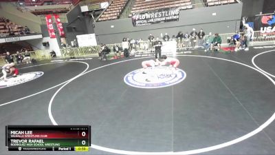 126 lbs Cons. Round 2 - Micah Lee, Valhalla Wrestling Club vs Trevor Rafael, Rodriguez High School Wrestling