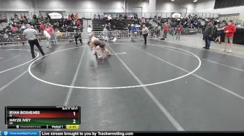 145 lbs Cons. Round 2 - Ryan Boshears, IN vs Hayze Ivey, OK