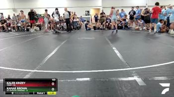 160 lbs Finals (2 Team) - Kaleb Kinzey, TDWC vs Kamar Brown, U2 Upstate Uprising