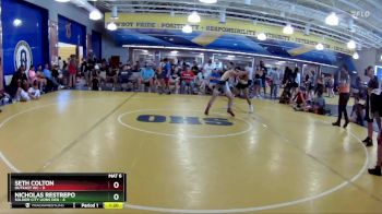 138 lbs Semis & Wb (16 Team) - Seth Colton, OutKast WC vs Nicholas Restrepo, Soldier City Lions Den