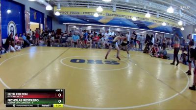 138 lbs Semis & Wb (16 Team) - Seth Colton, OutKast WC vs Nicholas Restrepo, Soldier City Lions Den