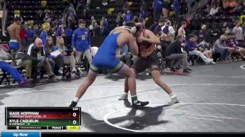 220 lbs Quarterfinal - Gage Hoffman, 3-Sergeant Bluff-Luton vs Kyle Caquelin, 6-Humboldt