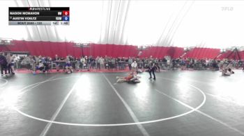 120 lbs Champ. Round 1 - Mason McMahon, Wausau West vs Austin Voeltz, Victory School Of Wrestling