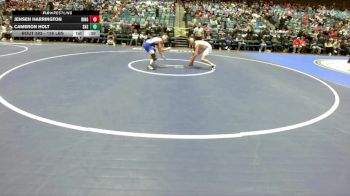 138 lbs Consi Of 64 #2 - Jensen Harrington, Bingham vs Cameron Holt, Stansbury