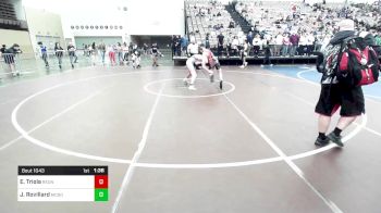 128-I lbs Round Of 32 - Enzo Triola, RedNose Wrestling School vs John Rovillard, McDonald Wrestling Academy