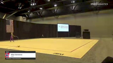 Nika Voronova - Ball, CIGA - 2021 USA Gymnastics Championships