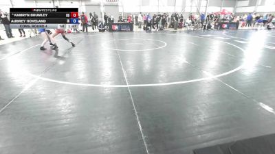 14U Girls - 100 lbs Cons. Round 4 - Kamryn Brumley, CO vs Aubrey Hoveland, IA