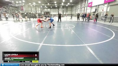 132 lbs Cons. Semi - Lucas Loyola, INWTC vs Henry Schweickert, Mat Demon WC