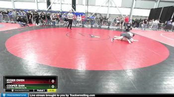 126 lbs Cons. Semi - Ryder Owen, INWTC vs Cooper Bain, Eastern Oregon Elite