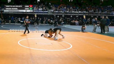 6A 190 lbs Quarterfinal - Ariana Rangel, Klein Oak vs Tristyn Alo-Suliafu, Katy Jordan