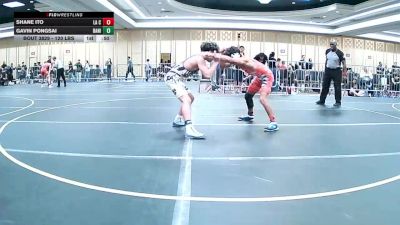 120 lbs Consolation - Shane Ito, La Costa Canyon HS vs Gavin Pongsai, Daniel Cormier Wr Ac