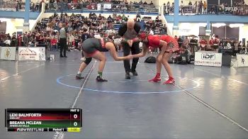 152 lbs Cons. Round 4 - Lexi Balmforth, Shelley vs Breana McLean, American Falls