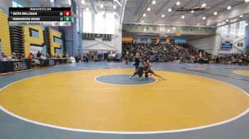 126 lbs Cons. Round 2 - DeMarion Russ, Lake Forest H S vs Seth Milligan, Sussex Central H S