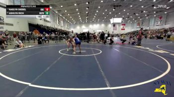 106 lbs Cons. Round 5 - Raelyn Diebel, Gowanda Wrestling Club vs Ashlyn Rich, Webster Schroeder Youth Wrestling