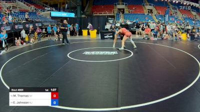 170 lbs Rnd Of 32 - Michaela Thomas, NY vs Ella Johnson, NJ