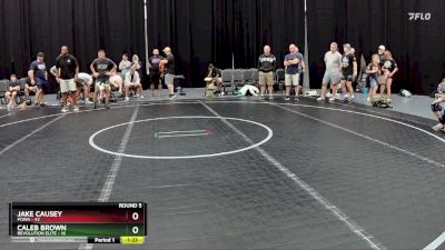 120 lbs Round 5 (8 Team) - Jake Causey, POWA vs Caleb Brown, Revolution Elite