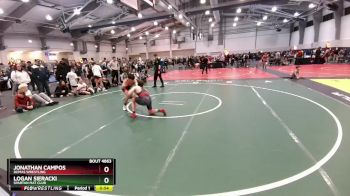 120 lbs Cons. Semi - Logan Sieracki, Spartan Mat Club vs Jonathan Campos, Dumas Wrestling