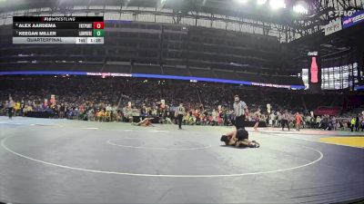 D2-138 lbs Quarterfinal - Alex Aardema, Fruitport vs Keegan Miller, Madison Heights Lamphere