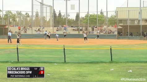 So Cal Athletics Briggs vs Firecrackers DFW   2016 14U Premier PGF Nationals