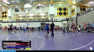 149 lbs Quarterfinal - Peyton Hornsby, Contenders Wrestling Academy vs Clayton Miller, Indiana