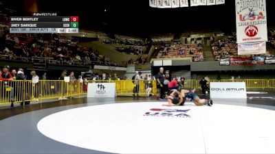 Junior Boys - 126 lbs Champ. Round 2 - Jhey Sarique, El Camino SSF High School Wrestling vs River Bentley, Live Oak Wrestling Club SC