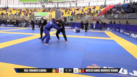 Marcos Gabriel Rodrigues Senabio vs Raul Fernandes Almeida 2025 Brasileiro Jiu-Jitsu IBJJF