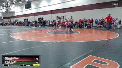 235 lbs Semifinal - Emily Allen, Center Grove vs Olivia Durham, Southport