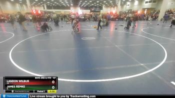 67 lbs Cons. Round 3 - James Remke, IL vs Landon Wilbur, LA
