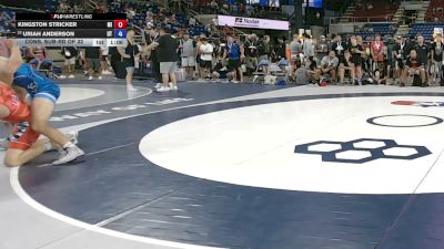 138 lbs Cons. Sub-rd Of 32 - Kingston Stricker, Michigan vs Uriah Anderson, Utah