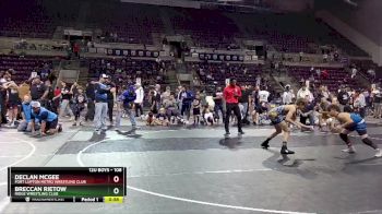 108 lbs Quarterfinal - Breccan Rietow, Ridge Wrestling Club vs Declan McGee, Fort Lupton Metro Wrestling Club