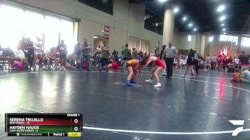 100 lbs Round 1 (4 Team) - Hayden Hauck, Lady Gator Dawgs vs Serena Trujillo, BMM Rodeo