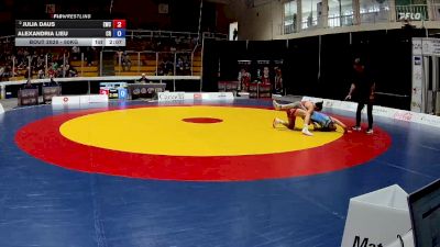 50kg Quarterfinal - Julia Daus, Edmonton Wrestling Club vs Alexandria Lieu, Coast RTC
