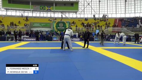 LUIZ FERNANDO MESZAROS vs PAULO HENRIQUE DO NASCIMENTO PIN 2023 Brasileiro Jiu-Jitsu IBJJF