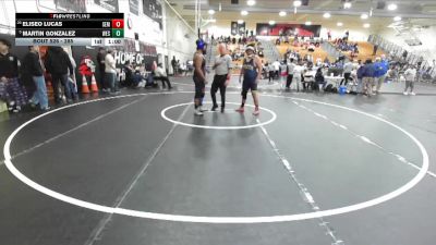 285 lbs Cons. Round 3 - Martin Gonzalez, Western vs Eliseo Lucas, South El Monte