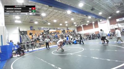 157 lbs 3rd Place Match - Anthony Peraza, Warren vs Jedidiah Jackson, Rim Of The World