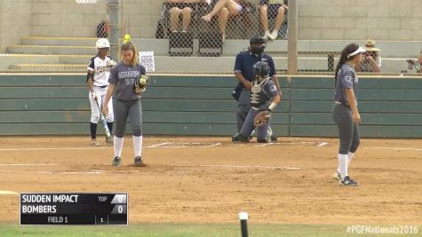 Sudden Impact vs Texas Bombers   2016 14U Premier PGF Nationals