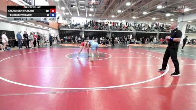 155 lbs Semifinal - Falasteen Shalabi, Bobcat Wrestling Club vs Lorelei Weaver, MO West